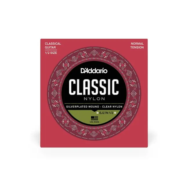 Top-Seller D Addario EJ 27 Classic Nylon 1/2 Guitar