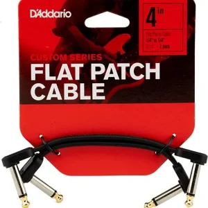 Sale D Addario Custom Serie Flat Patch Kabel gewinkelt 10cm 2er Packung