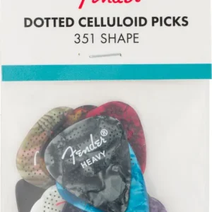 Billig Fender Plektrum Standard 351 Heavy Dotted 12er Pack