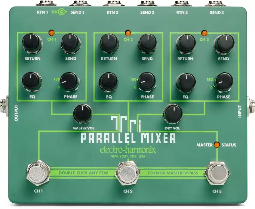 Electro Harmonix Tri Parallel Mixer Effects Loop Mixer/Switcher Versand Am Gleichen Tag
