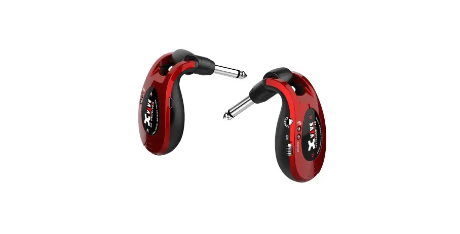 Billig Xvive U2 Guitar Wireless System Red