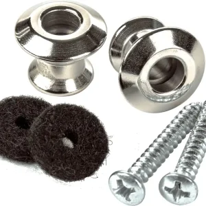 Dunlop StrapLok Dual Design Nickel 2PSLS031N Set Neuheit