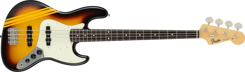Billig Fender Made in Japan Traditional 2025 Collection 60s Jazz Bass Competition 3-Color Sunburst