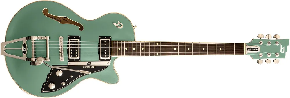Kostenloser Versand Duesenberg Starplayer TV Duo-Tone Harbor Green & White