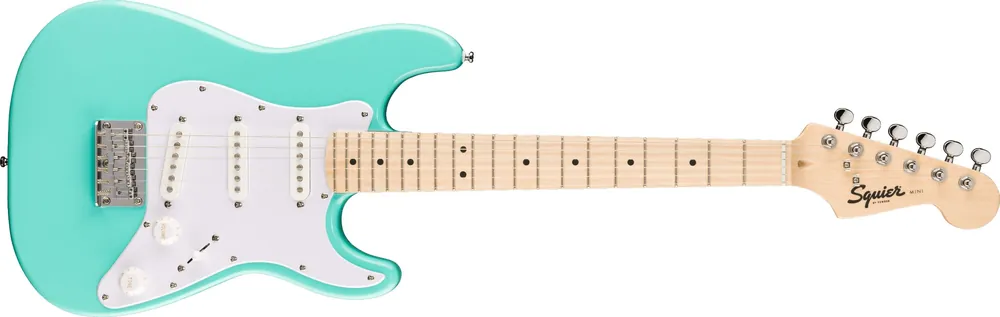 Preisreduziert Fender Squier MINI Stratocaster Sea Foam Green
