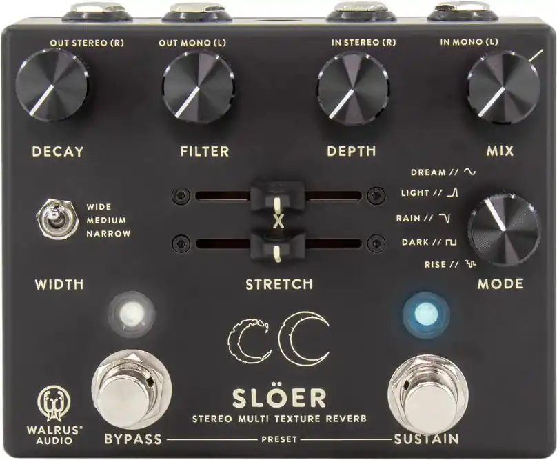 Walrus Audio Slöer Ambient Reverb Black Rabatt