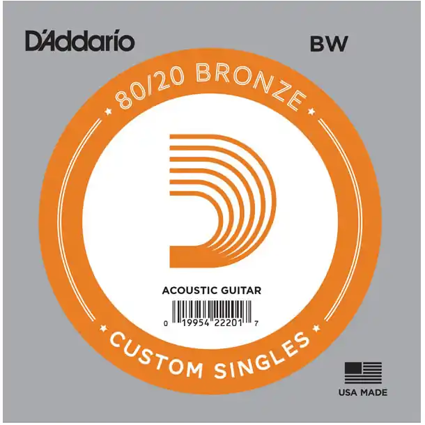 D Addario BW022 bronze wound Einzelsaite Mega-Angebot