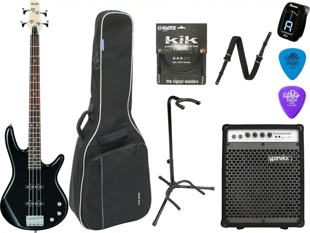 Ibanez GSR180-BK Black Bass Starterset Neu