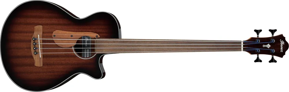 Ibanez AEGB24FE-MHS Fretless Mahogany Sunburst Must-Have