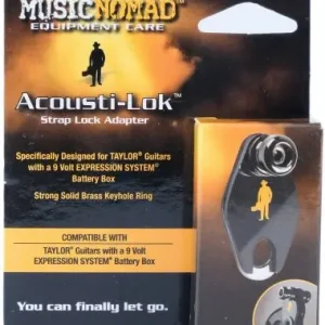 Kostenloser Versand MusicNomad Acousti-Lok Strap Lock Adapter MN272