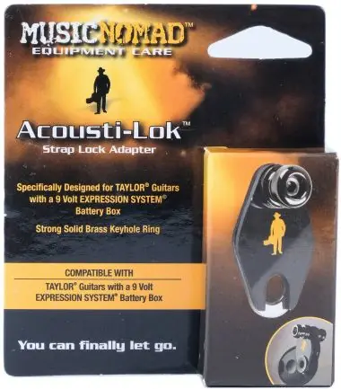 Kostenloser Versand MusicNomad Acousti-Lok Strap Lock Adapter MN272