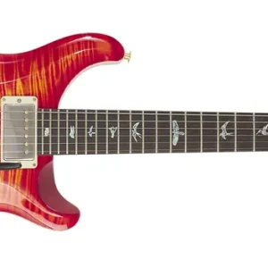 PRS Custom 24 Wood Library German Edition Run #2 Blood Orange Solange Der Vorrat Reicht