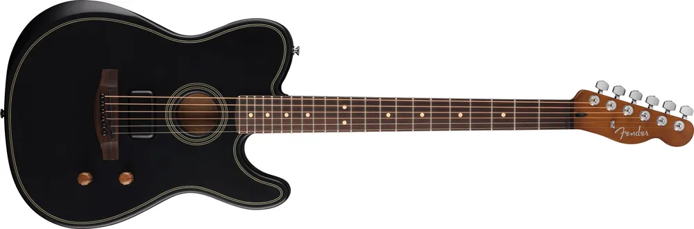 Neue Kollektion Fender Acoustasonic Standard Telecaster Black