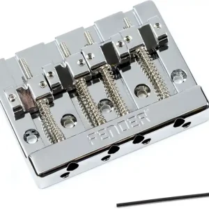 Nur Für Kurze Zeit Fender Parts HiMass 4-String Bass Bridge Assembly With Brass Saddles