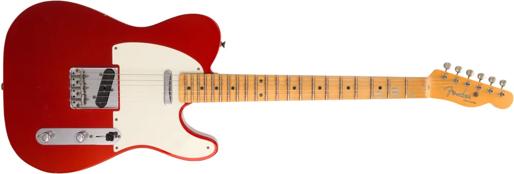 Fender Custom Shop 1955 Telecaster Journeyman Relic Aged Candy Apple Red Limited Edition Schneller Versand