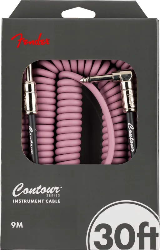 Neue Ware Fender Kabel Spiral 9m Burgundy Mist