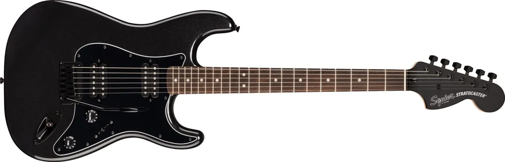 Fender Squier Affinity FSR Stratocaster HH Metallic Black Limited Edition Rabatt