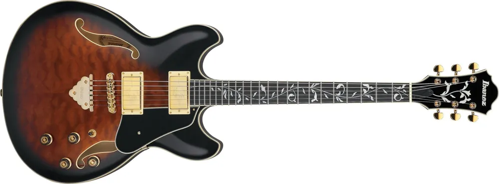 Preisknaller Ibanez AS 93 QMSP-DBS Dark Brown Sunburst