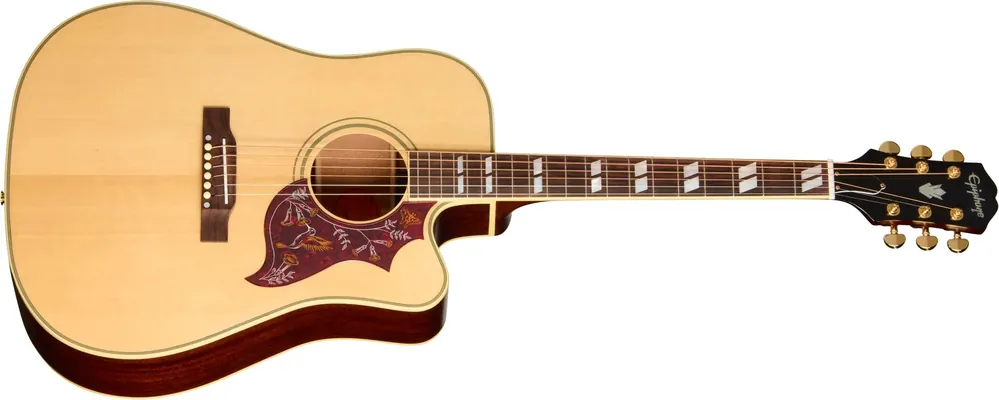 Zertifiziert Epiphone Hummingbird Standard EC Natural