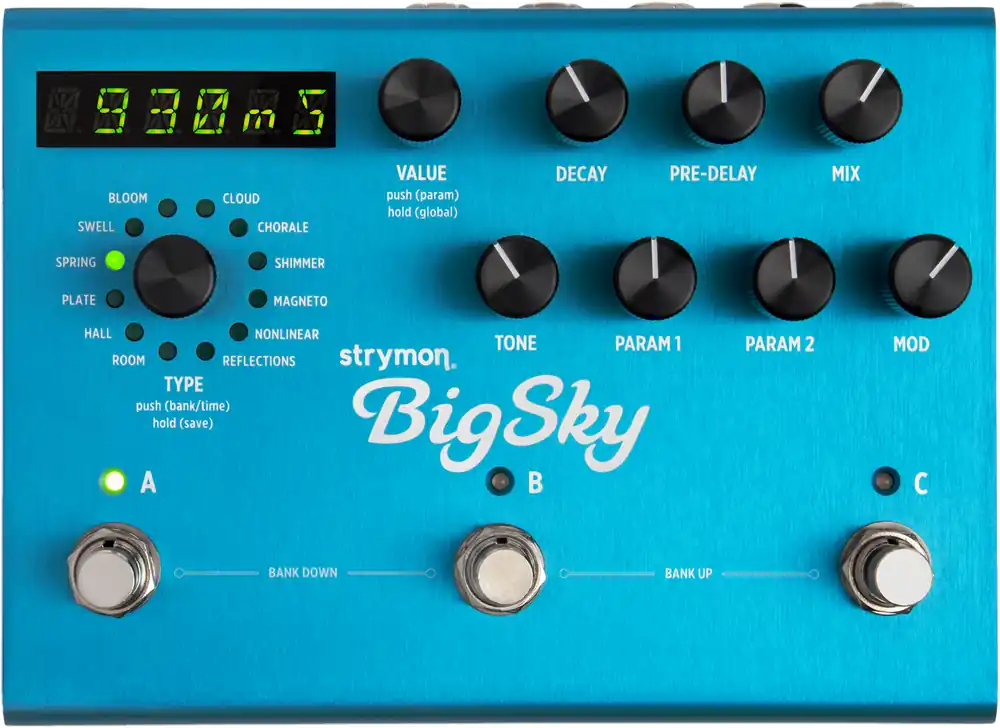 Strymon Big Sky Multi Reverb Pedal Kostenloser Versand