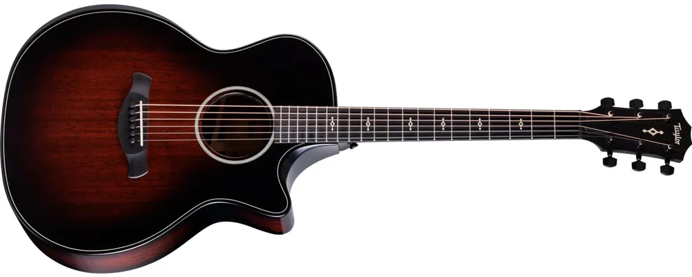 Jetzt Bestellen Taylor 324ce Builder's Edition Next Generation Grand Auditorium Mahagoni/Sapele