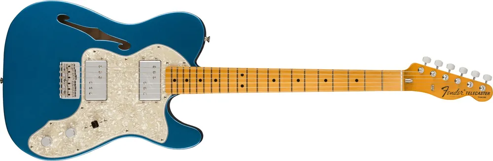 Fender American Vintage II 1972 Telecaster Thinline Lake Placid Blue (Retoure) Meistverkauft