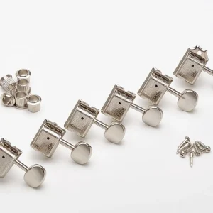 Kluson Mechaniken Double-Line Vintage Deluxe F-Style 6-links nickel Super-Preis