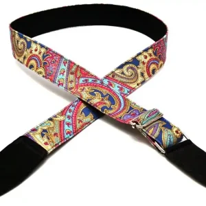 Bourbon Strap Guitar Velvet Blue Echt