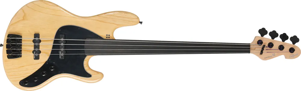Sandberg California II TT-4 Fretless HG Natur Swamp Ash Ebony Zertifiziert