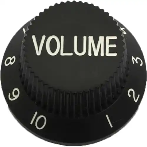Göldo Potiknopf F-Vintage Style schwarz Volume Rabatt