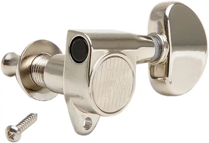 Kluson Mechaniken Round-Backs Kidney Flügel 3/3 Nickel Schneller Versand