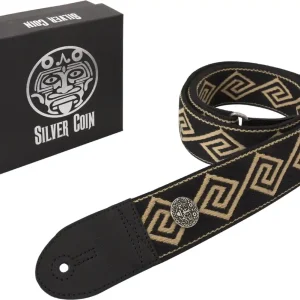 Nur Heute Silver Coin Gitarrengurt Atlacoya