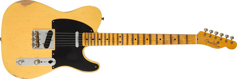 Fender Custom Shop 1952 Telecaster Relic Aged Nocaster Blonde Markenprodukt