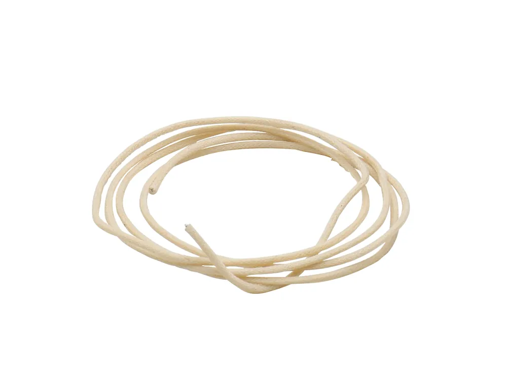 Göldo Single Coil Stoffkabel Aged White 1m Zertifiziert