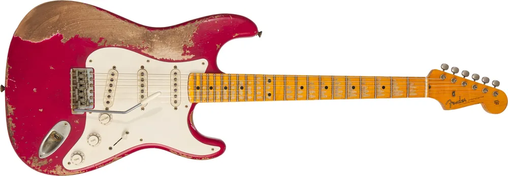 Direktkauf Fender Custom Shop 1957 Stratocaster Ultimate Relic Torino Red Masterbuilt by Kyle McMillin