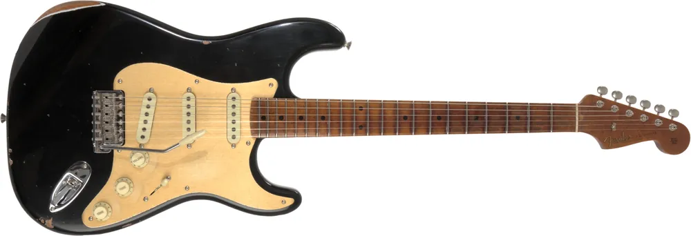 Top-Seller Fender Custom Shop 1956 Stratocaster Relic/CC-HW Aged Black Limited Edition