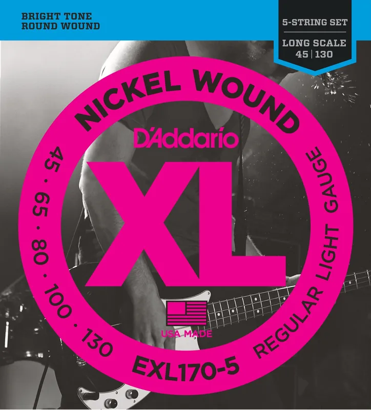 Solange Der Vorrat Reicht D Addario EXL 170-5 045-130 Light 5-String