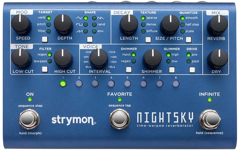 Ausverkauf Strymon NightSky Reverberator Pedal