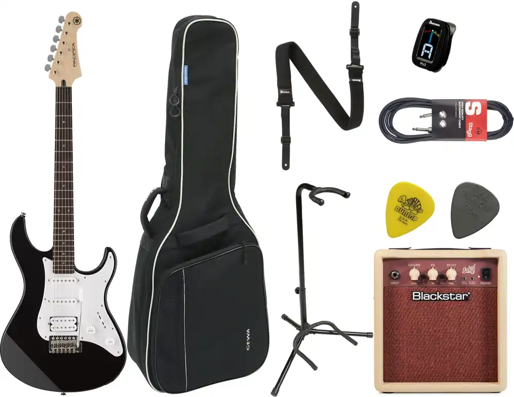 Yamaha Pacifica 012 Black Starterset Zertifiziert