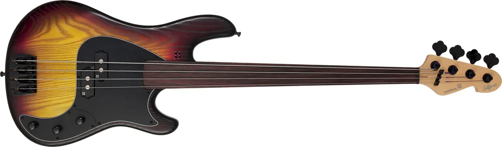 Sandberg California II Vs-4 Fretless Matt 3-Tone Sunburst RW Sichere Zahlung