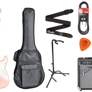 Saisonangebot Fender Squier Starterset MINI Strat Shell Pink