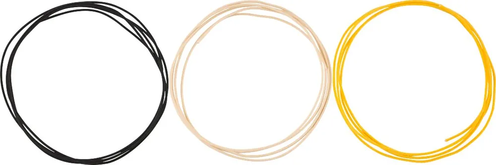 Zertifiziert Fender Pure Vintage Cloth Wire 22 AWG Black, White, Yellow, 1.5m