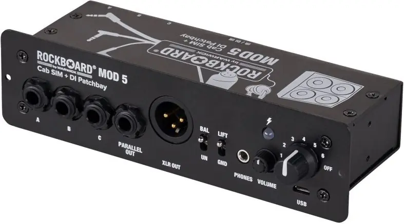 Garantierte Lieferung RockBoard MOD 5 - Cab SIM + DI Patchbay