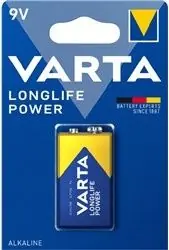Garantierte Lieferung VARTA 9V Block 4922 Longlife Power -Blister-