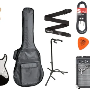 Günstig Fender Squier Starterset MINI Strat Black
