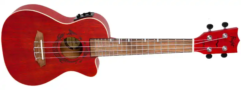 Flight DUC 380 CEQ Coral Concert Ukulele inkl. Bag Neue Ware