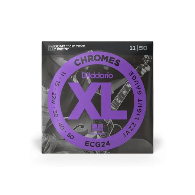 D Addario Chromes ECG 24 011-050 Flat Wound Markenware
