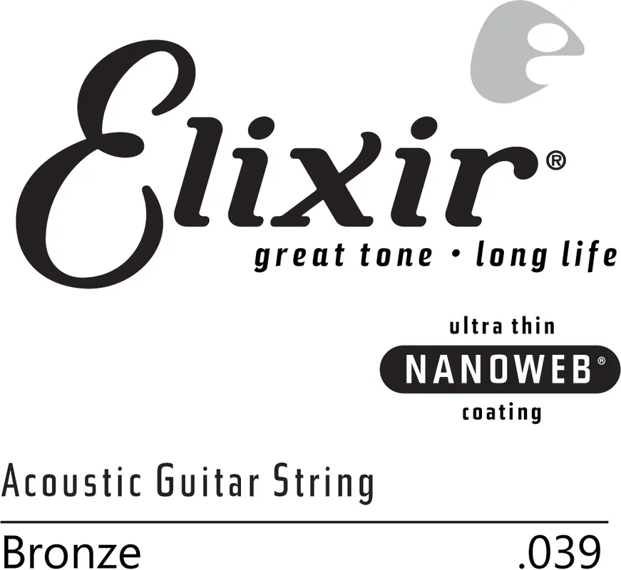 Nur Für Kurze Zeit Elixir NanoWeb 15139 Acoustic 039 Einzelsaite
