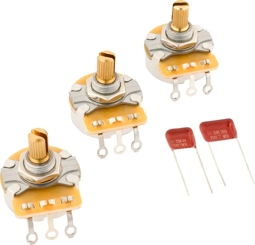 Fender Stratocaster Poti 250K Split Shaft Set Wochenendangebot