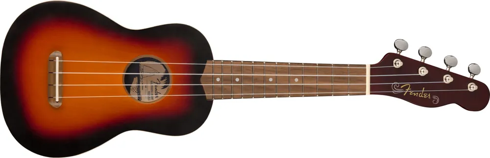Fender Venice Soprano Ukulele 2-Color Sunburst Neuheit